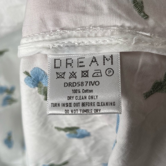 NWT Dream Sister Jane Lapis Shell Shirt Dress Women's Size Large Brilliant White - Picture 11 of 12